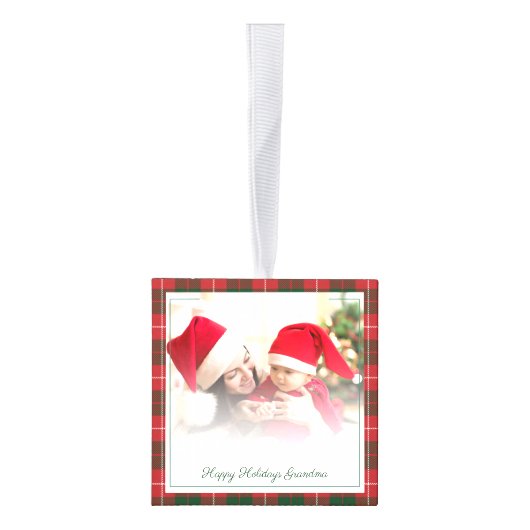 prettige feestdagen oma Baby Foto's Kerstmis Decoratie (Rechts)