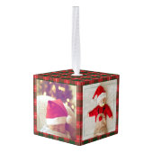 prettige feestdagen oma Baby Foto's Kerstmis Decoratie (Achter hoekig)