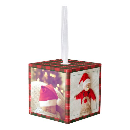 prettige feestdagen oma Baby Foto's Kerstmis Decoratie (Achter hoekig)