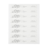 prettige feestdagen omwikkeling voor kalligrafie (Vel)