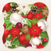prettige feestdagen Onderzetters (Voorkant)