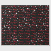 prettige feestdagen op zwart cadeaupapier (Vlak)