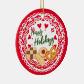 Prettige feestdagen Ornament Deense cookies (Rechts)