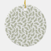 Prettige feestdagen Ornament Feestelijke krans (Achterkant)