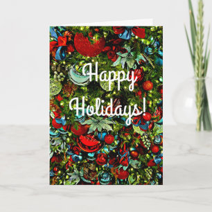 prettige feestdagen Ornament kerstKaart Kaart