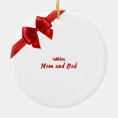 Prettige feestdagen Ornament Naailiefhebber (Achterkant)