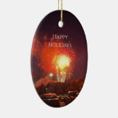 Prettige feestdagen Ornament Vuurwerk (Rechts)