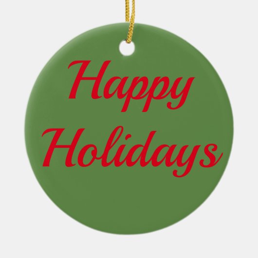 prettige feestdagen Ornamenten (Voorkant)