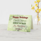 prettige feestdagen pa en Stepmma over de hele lin Kaart (Gele Bloem)