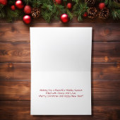 prettige feestdagen Paarden en Hoefijzers Kerstmis Kaart