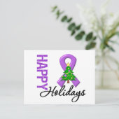 Prettige feestdagen pAlvleesklier-kankerbewustzijn (Staand voorkant)