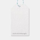 prettige feestdagen Panda Cadeaulabel (Achterkant)