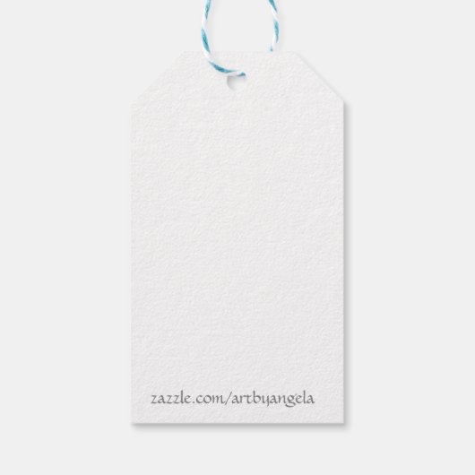 prettige feestdagen Panda Cadeaulabel (Achterkant)