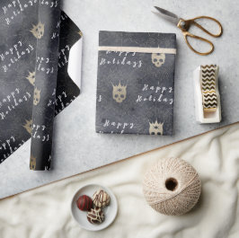 Prettige feestdagen Papier inpakken