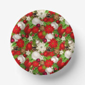 prettige feestdagen papieren Bowls Papieren Kommen (Voorkant)