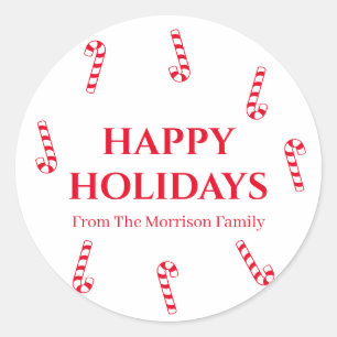 prettige feestdagen, pas de stickers van het naamc