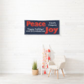 prettige feestdagen Peace and Joy Goodwill Banner (Insitu)