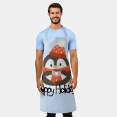 prettige feestdagen Penguin Schort (Gedragen)