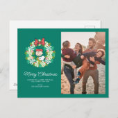 Prettige Feestdagen | Pepermunt Kandij Krans (Voorkant / Achterkant)