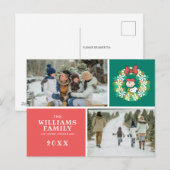 Prettige feestdagen €? | Pepermunt Snoep krans (Voorkant / Achterkant)