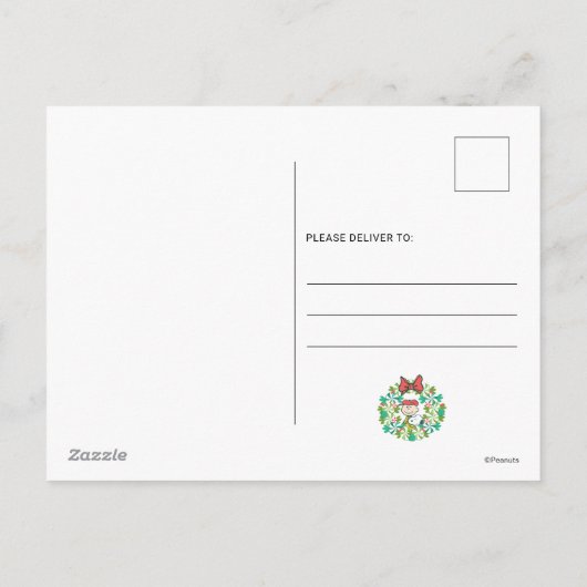 Prettige feestdagen €? | Pepermunt Snoep krans (Achterkant)