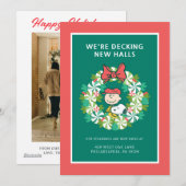 Prettige feestdagen €? | Pepermunt Snoep krans Feestdagenkaart (Voorkant / Achterkant)