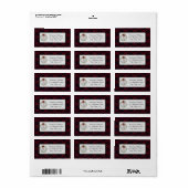 Prettige feestdagen Personaliseren Etiket (Full Sheet)