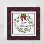 Prettige feestdagen Personaliseren Feestdagenkaart (Voorkant)