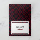 Prettige feestdagen Personaliseren Kaart (Binnen)