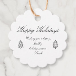 prettige feestdagen persoonlijke cadeauLabel Bedankjes Labels