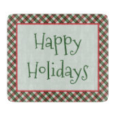 prettige feestdagen Pijnland Snijplank (Voorkant)