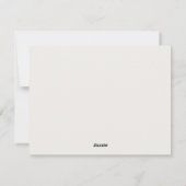 Prettige feestdagen Pine Ornament plat Feestdagenkaart (Achterkant)