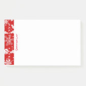 Prettige feestdagen plaatsen na advertentiepad post-it® notes (Voorkant)