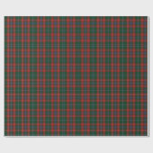 Prettige feestdagen Plaid ~ Christmas Plaid Rood G Cadeaupapier (Vlak)
