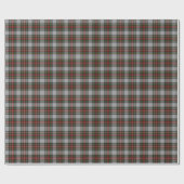 Prettige feestdagen Plaid Christmas Wit Rood Groen Cadeaupapier (Vlak)