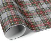 Prettige feestdagen Plaid Christmas Wit Rood Groen Cadeaupapier (Rol Hoek)