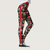 Prettige feestdagen Plaid "?" Leggings (Rechts)