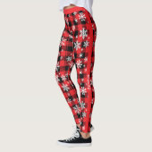  Prettige feestdagen Plaid "?" Leggings (Links)