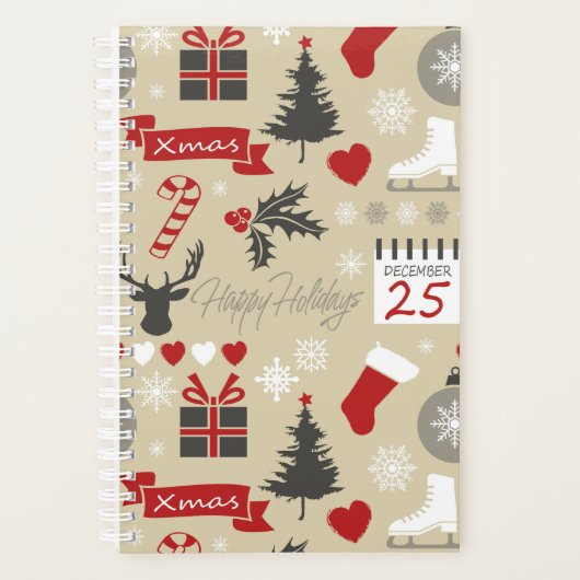 prettige feestdagen planner (Voorkant)