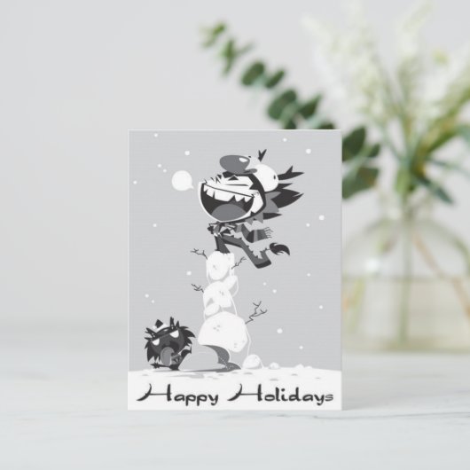 Prettige feestdagen (plural:) (Staand voorkant)