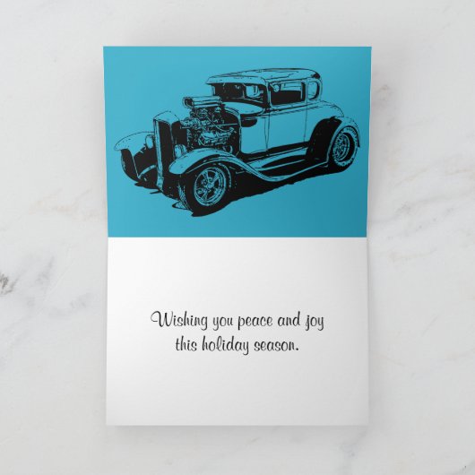 Prettige feestdagen (plural:) 1931 de Coupé van 5 Kaart (Binnen)