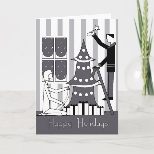 "Prettige feestdagen (plural:)" boom het (Voorkant)