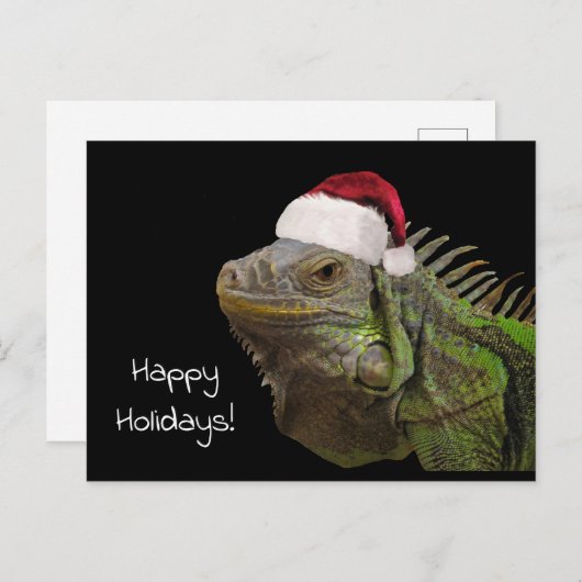 Prettige feestdagen (plural:) de Hagedis van de (Voorkant / Achterkant)