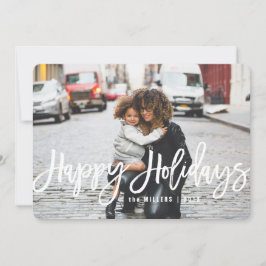 Prettige feestdagen (plural:) de horizontale Kaart