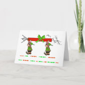 Prettige feestdagen (plural:) de Kaart van de (Voorkant)