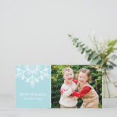 Prettige feestdagen (plural:) de Kaart van de Foto (Staand voorkant)