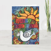 Prettige feestdagen (plural:) de Kerstkaart van de (Voorkant)