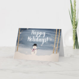Prettige feestdagen (plural:) de Kerstkaart van de Kaart
