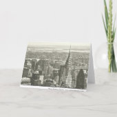 Prettige feestdagen (plural:) - de Stad van New Kaart (Achterkant)