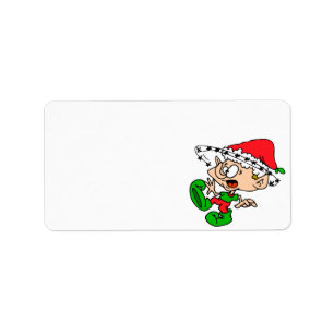 Prettige feestdagen (plural:) de Zelfklevende Etiket